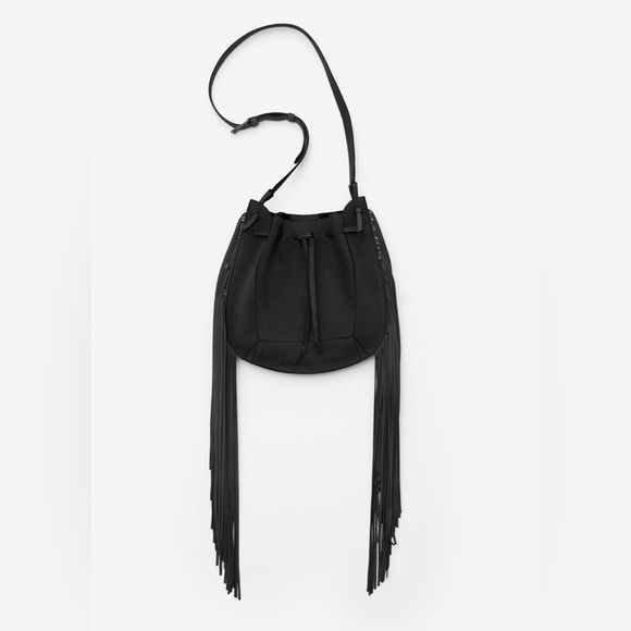 Isabel Marant Oskaf Fringe Purse - Black - Picture 11 of 12